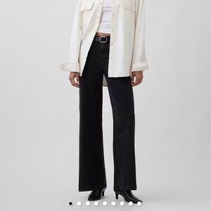 GAP High Rise Stride Black Jeans